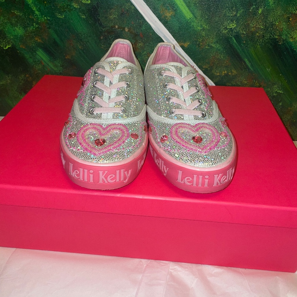 Kids tenni shoes Lelli Kelly sparkle shoes